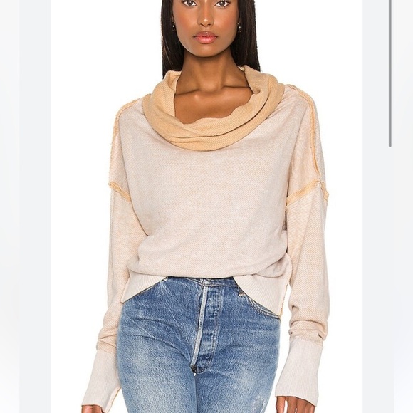 Free People Ricky Slouch in Peach Fizz XS - Picture 7 of 7